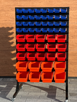 Regał warsztatowy magazynowy jednostronny wolnostojący