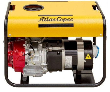 Agregat Prądotwórczy Atlas Copco QEP 6.5 S5 3-faz. Honda  AVR