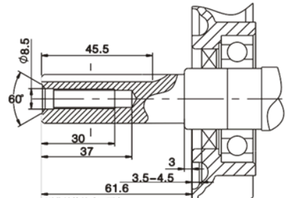 Silnik spalinowy LONCIN G210F -R wał 19,05mm