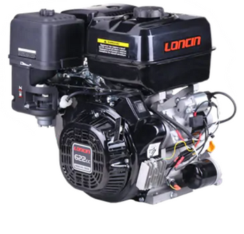 Silnik spalinowy Loncin 20KM z rozruchem elektr. 25,4x72,2mm